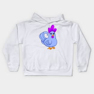 Blue Chicken Kids Hoodie